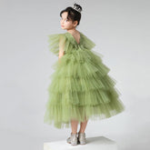 Teenage Girls Dress Children's Clothing Party Elegant Princess Long-TB00868-Veeddydropshipping